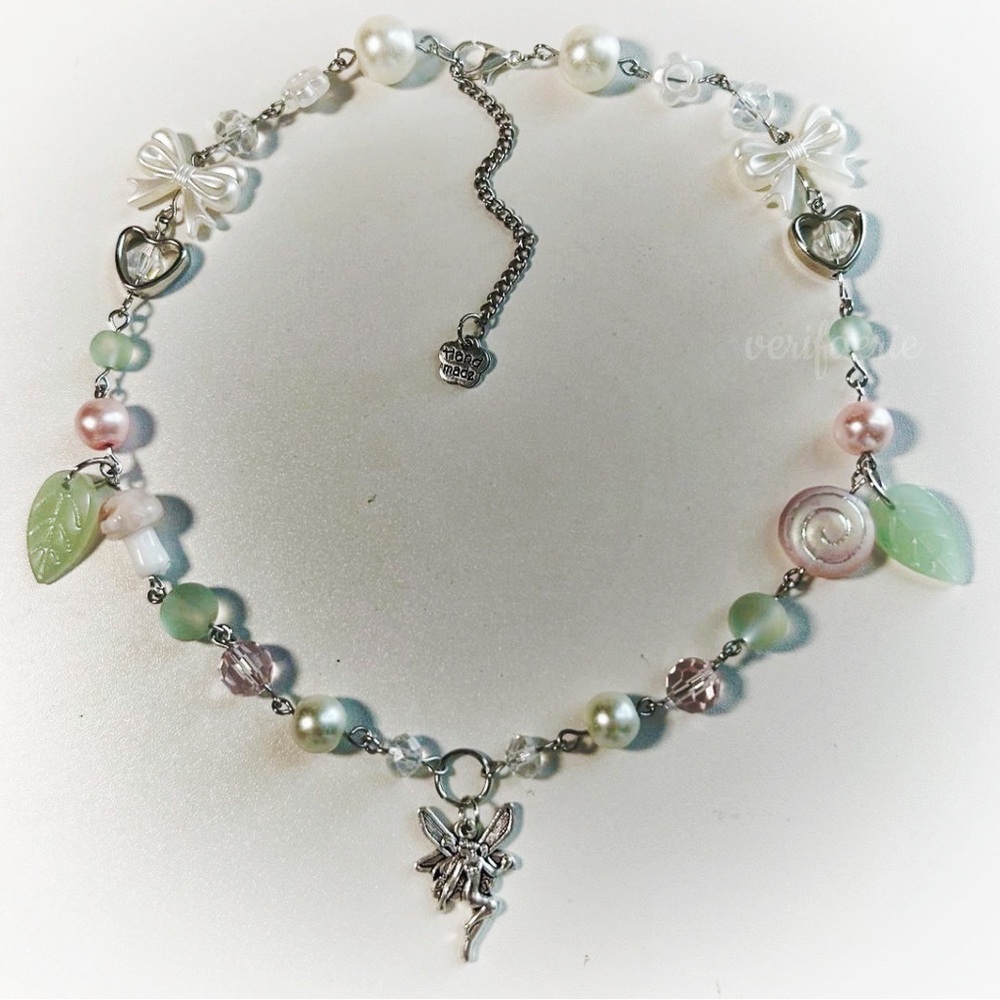 🍃 Whimsical Fairy Charm Choker Necklace 🍃